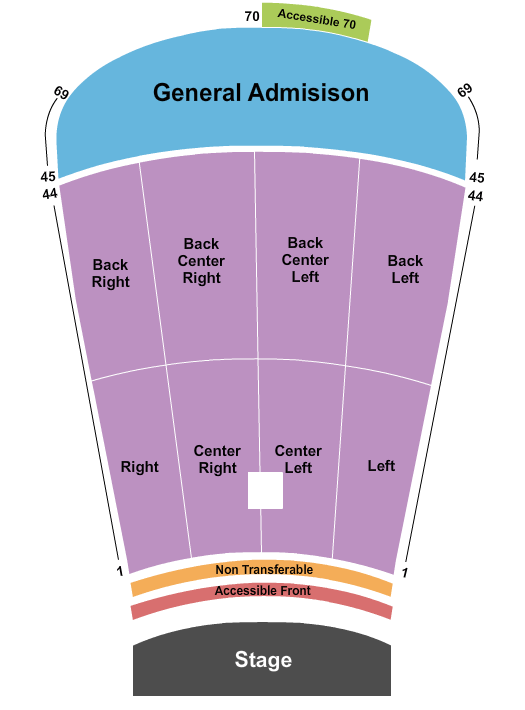 Red Rocks Amphitheatre Yungblud Seating Chart